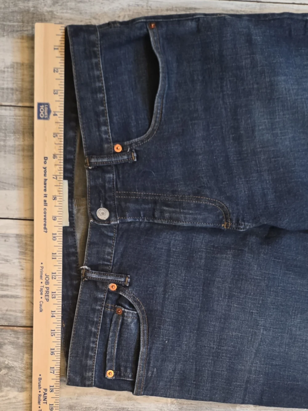 Gap 1969 Men's Skinny Jeans - Dark Indigo Stretch Denim 34x32